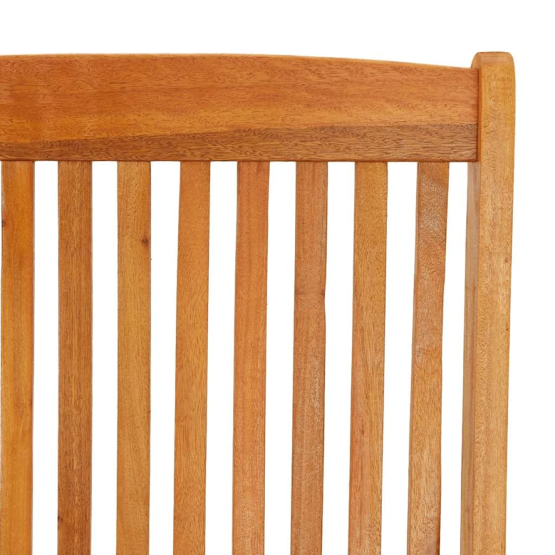 vidaXL saliekami dārza krēsli, 2 gab., eikalipta masīvkoks