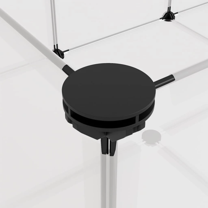 vidaXL mazu mājdzīvnieku sētiņa, 144x74x46,5 cm, PP un tērauds