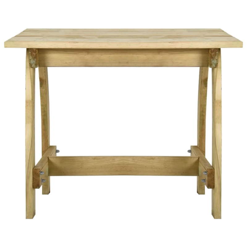 vidaXL 5-daļīgs dārza mēbeļu komplekts, impregnēts priedes koks