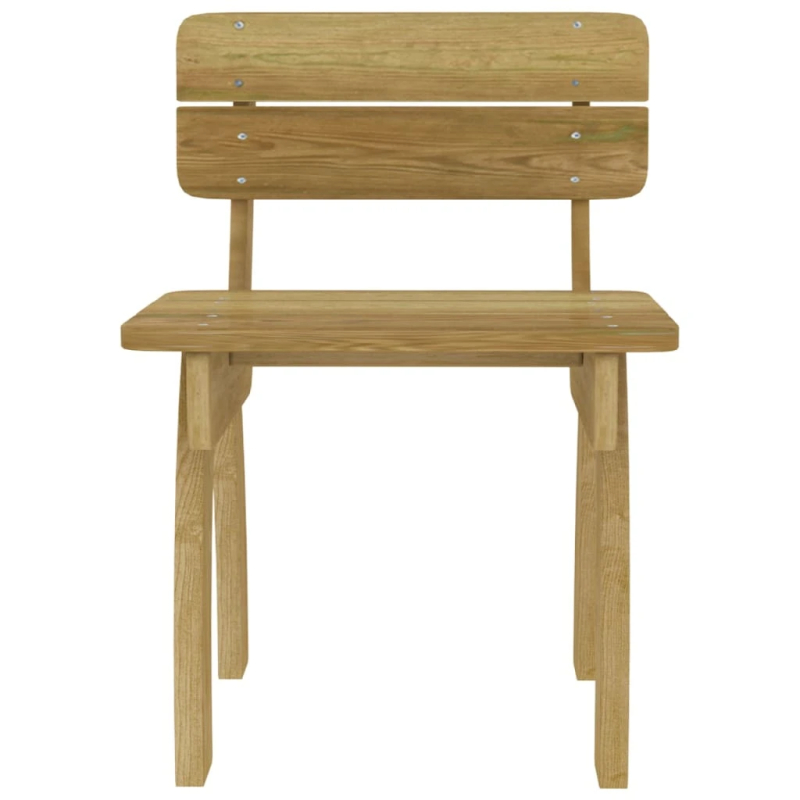 vidaXL 5-daļīgs dārza mēbeļu komplekts, impregnēts priedes koks