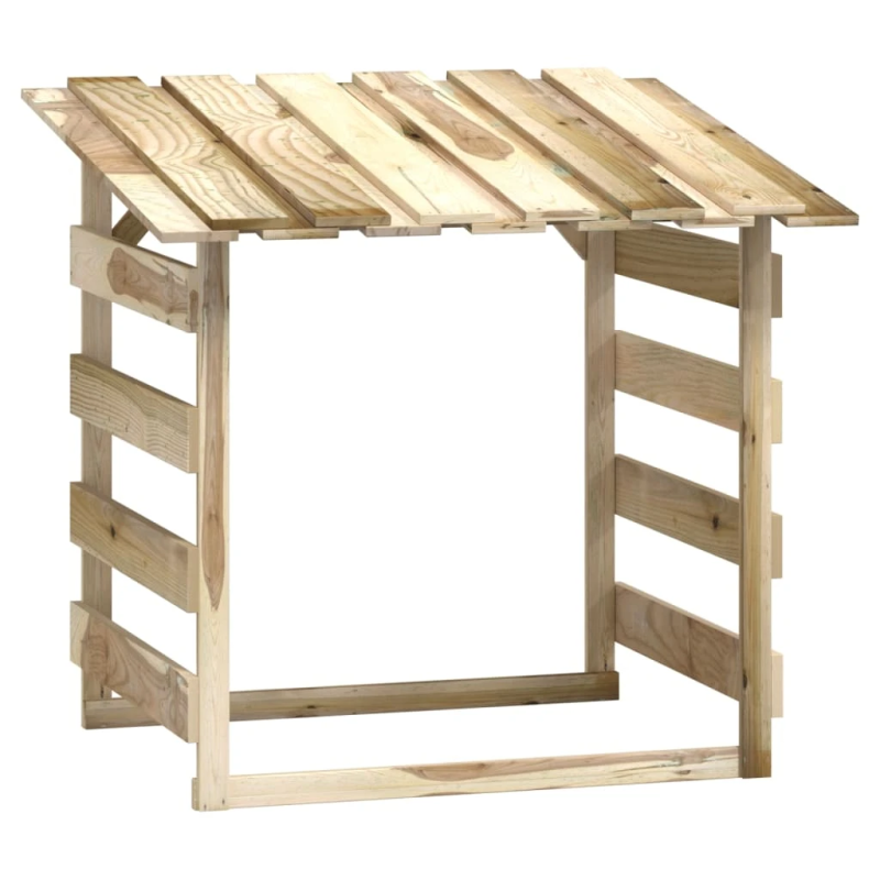 vidaXL pergola ar jumtu, 4 gab., 100x90x100 cm, impregnēta priede