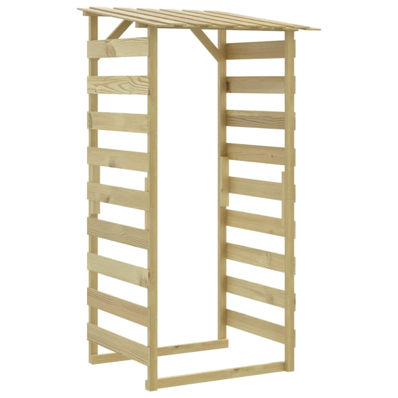 vidaXL pergola ar jumtu, 3 gab., 100x90x200 cm, impregnēta priede