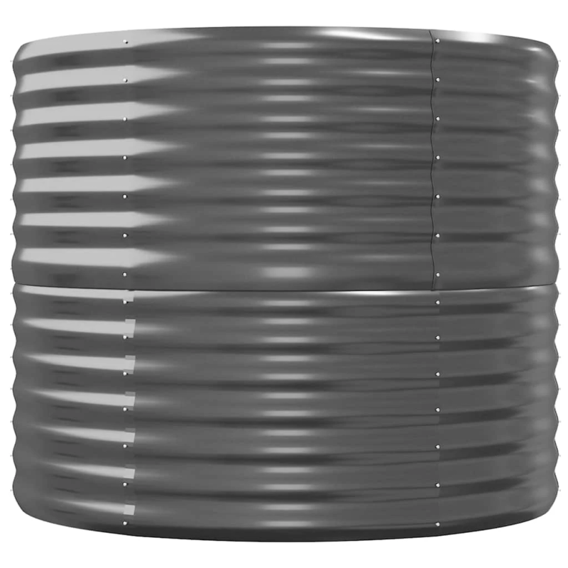 vidaXL augstā puķu kaste, 152x80x68 cm, cinkots tērauds, antracītpelēka