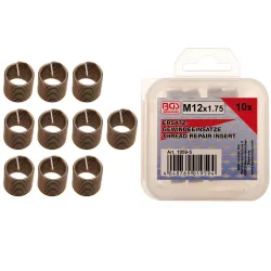 Replacement Thread Inserts - M12 x 1.75 - 10 pcs.