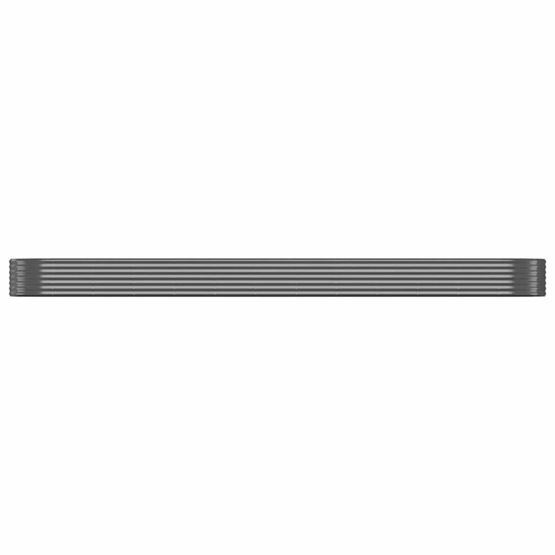 vidaXL augstā puķu kaste, 507x100x36 cm, cinkots tērauds, antracītpelēka