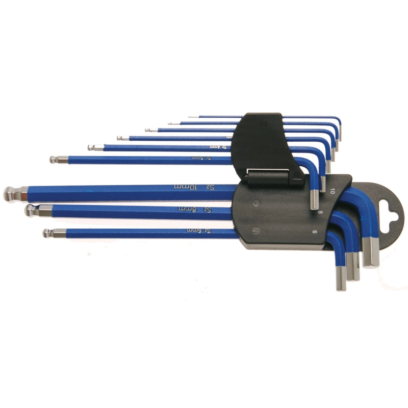 35100 6-stūra atsl. kompl. garie, magn.1.5-10mm BGS