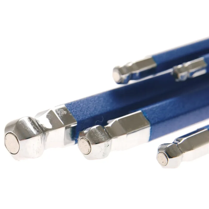 L-Type Wrench Set - extra long - internal Hexagon - internal Hexagon with Ball Head 1.5 - 10 mm - 9 pcs.