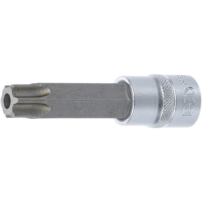 Skrūvgriežu uzgalis muciņā - T80 Uzgalis ,Torx, ar caurumu - 1-2 Stiprinājums