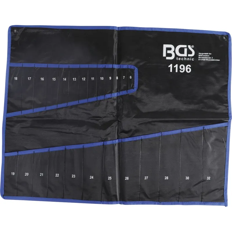 1196-LEER Tukša soma - atslēgu komplektam 6-32mm BGS