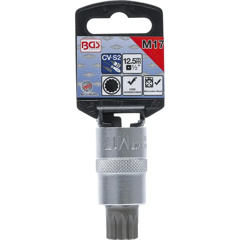 Skrūvgriežu uzgalis muciņā - M17 Uzgalis ,XZN, - 1-2 Stiprinājums