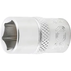 Socket, Hexagon - 10 mm ,3-8, Drive - 12 mm