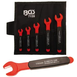 VDE Single Open End Spanner Set - 7 - 14 mm - 5 pcs.