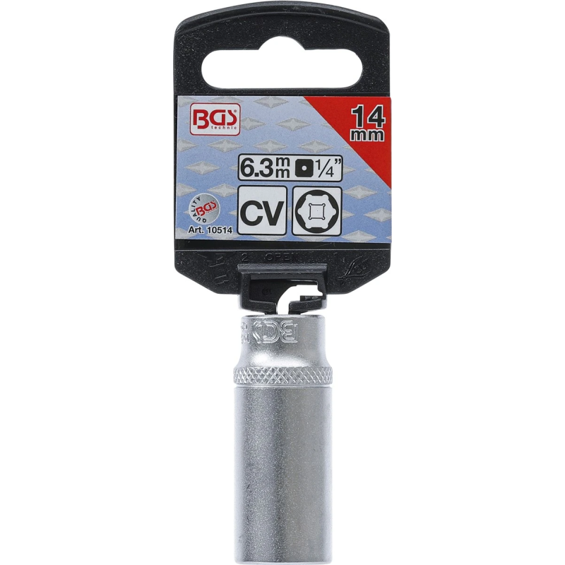 Muciņa dziļā - 14 mm izmērs - 1-4" savienojums