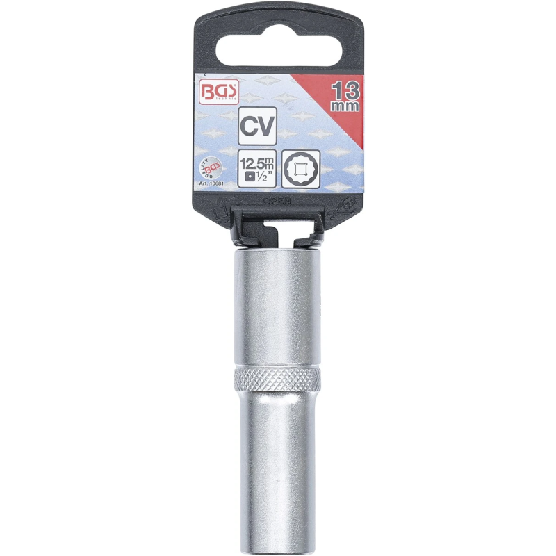 Muciņa 12-kanšu dziļā , 13 mm izmērs 1-2 savienojums