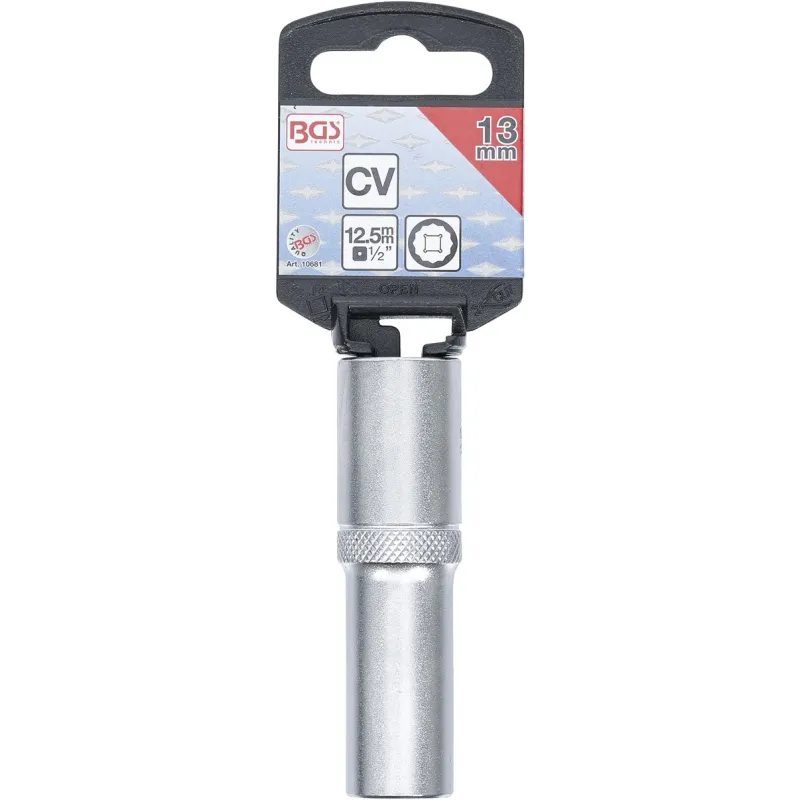 Muciņa 12-kanšu dziļā , 13 mm izmērs 1-2 savienojums