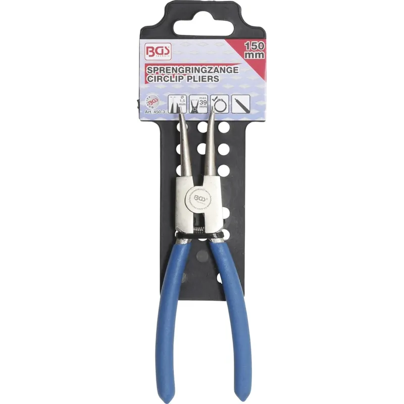 Circlip Pliers - straight - for outside Circlips - 150 mm