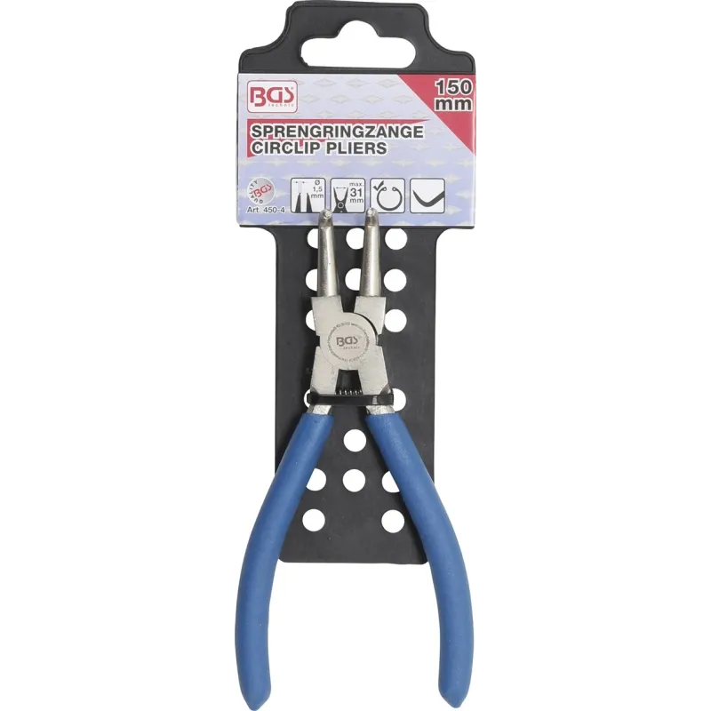 Leņķveida sprostgredzena iekšējās stangas - 150 mm