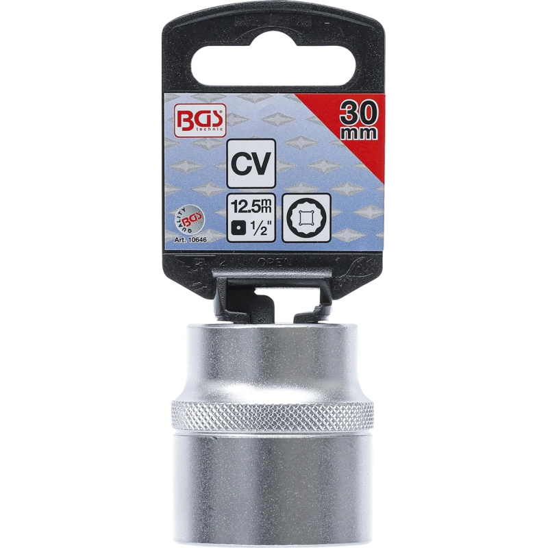 Muciņa 12-kanšu - 30 mm izmērs - 1-2 savienojums