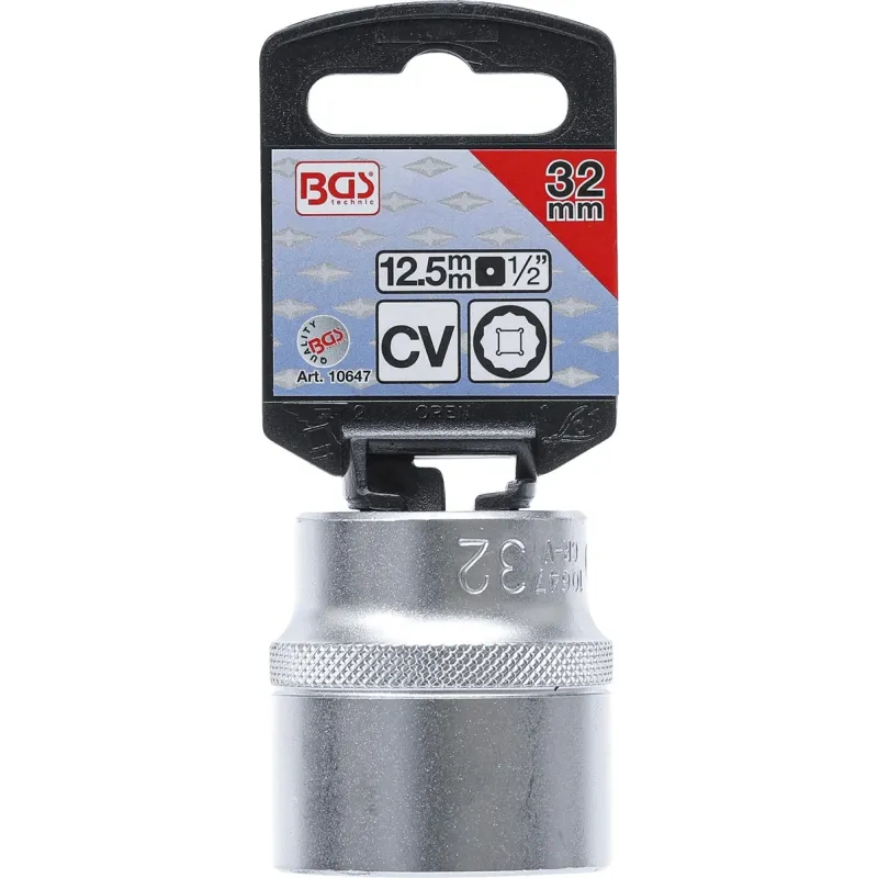 Muciņa 12-kanšu - 32 mm izmērs - 1-2 savienojums