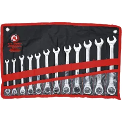 Ratchet Combination Wrench Set - 8 - 19 mm - 12 pcs.