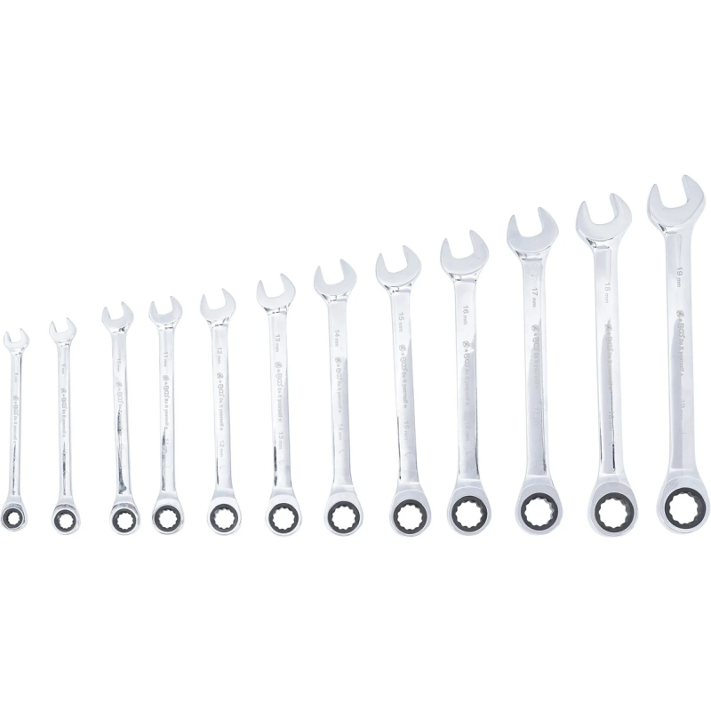 Reverso kombinēto atslēgu komplekts - 8 - 19 mm - 12 gab.