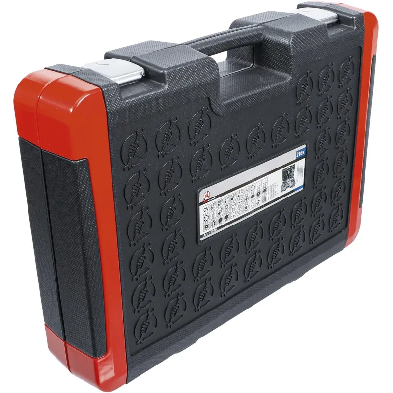 Muciņu komplekts -1-4 - 3-8 - 1-2 savienojums - 216 gab