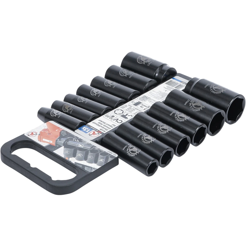 Triecienmuciņu komplekts - 1-2" savienojums - 10 - 32 mm - 13 gab.