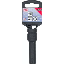 Impact Socket E-Type, deep - 12.5 mm ,1-2, Drive - E12 mm