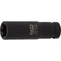 Impact Socket E-Type, deep - 12.5 mm ,1-2, Drive - E20 mm