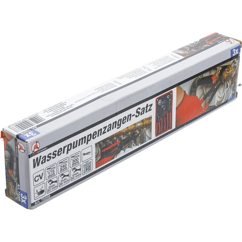 Santehniķa atslēgu komplekts - 175 - 240 - 300 mm - 3 gab.