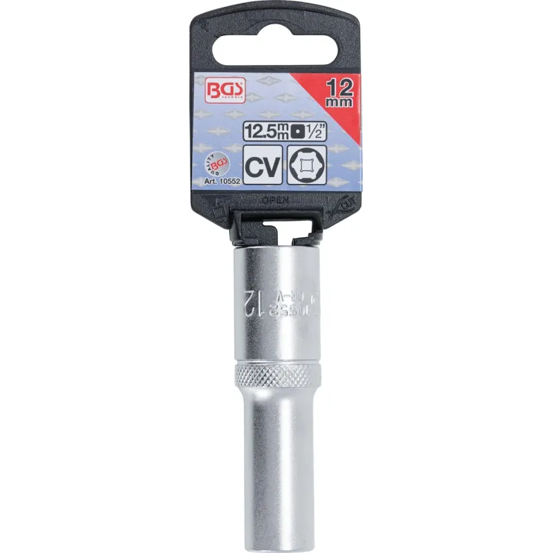 Muciņa dziļā - 12 mm izmērs - 1-2 savienojums