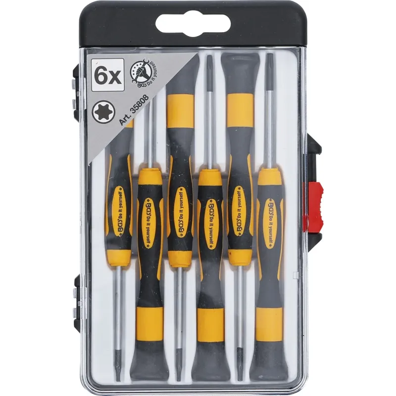 Precision Screwdriver Set - T-Star ,for Torx, - 6 pcs.