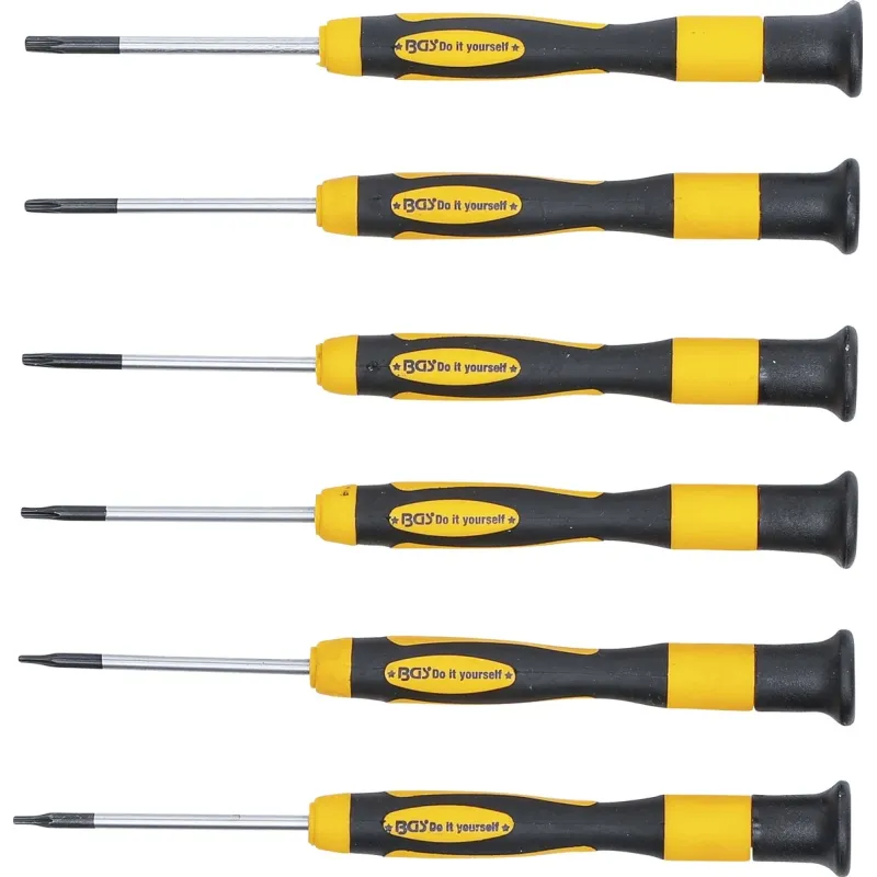 Precision Screwdriver Set - T-Star ,for Torx, - 6 pcs.