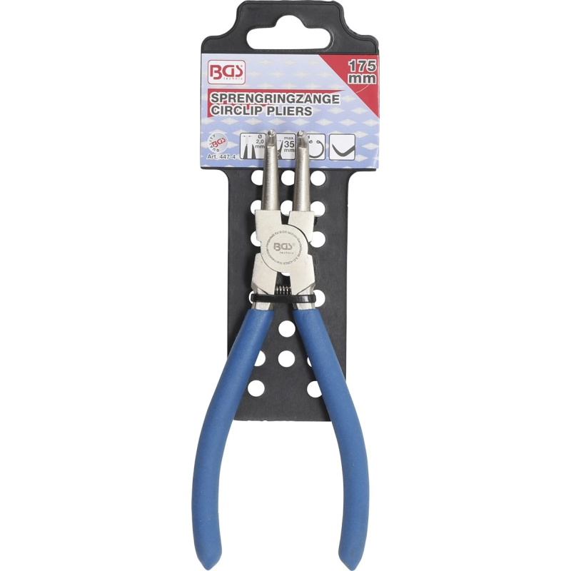 Leņķveida sprostgredzena iekšējās stangas - 175 mm