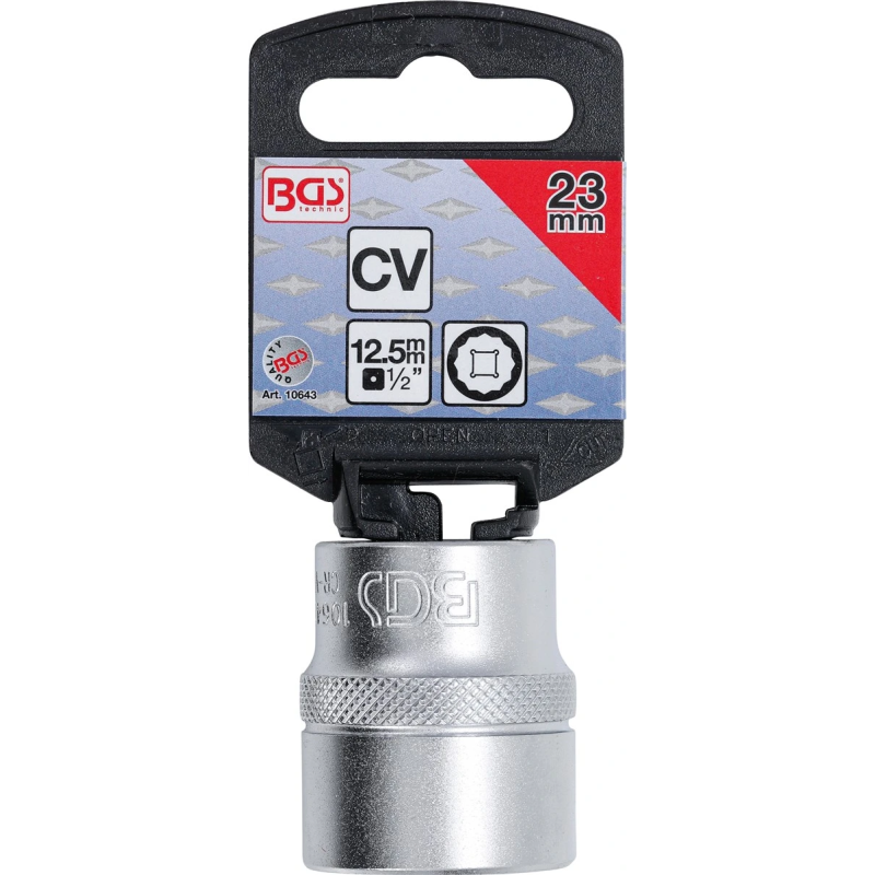 Muciņa 12-kanšu - 23 mm izmērs - 1-2" savienojums