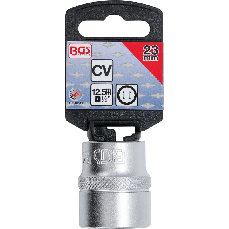 Muciņa 12-kanšu - 23 mm izmērs - 1-2 savienojums