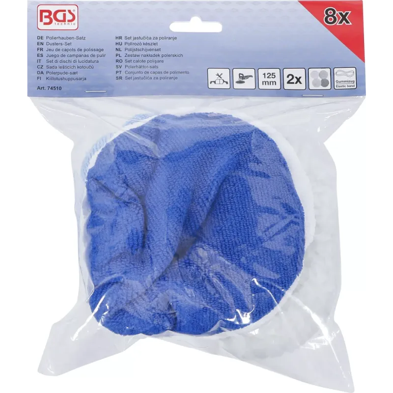 Audumu komplekts paredzēts disku pulēšanai DIA 125 mm 8 gab.