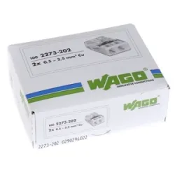 Wago Водонепроницаемое соединение 2273-202100 2x0.5-2.5mm², 100