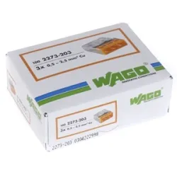 Wago Connector, Transparent-Orange