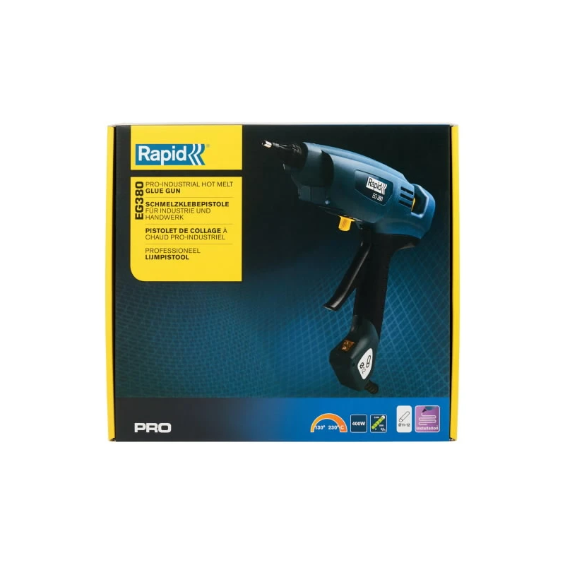 Līmes pistole EG380, 12mm, PRO, Rapid