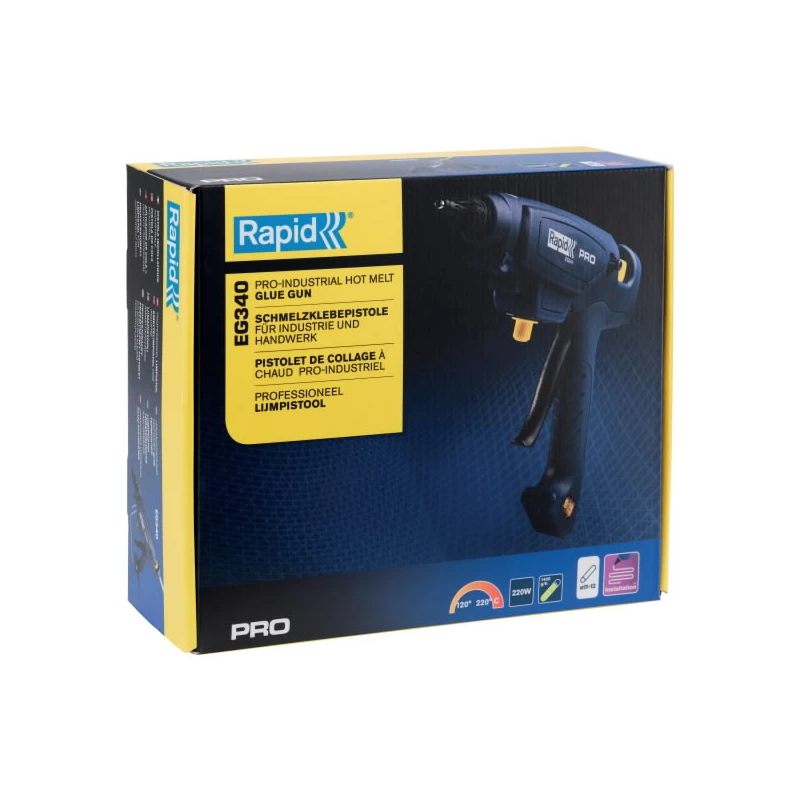 Glue Gun EG340, 12mm, PRO, Rapid