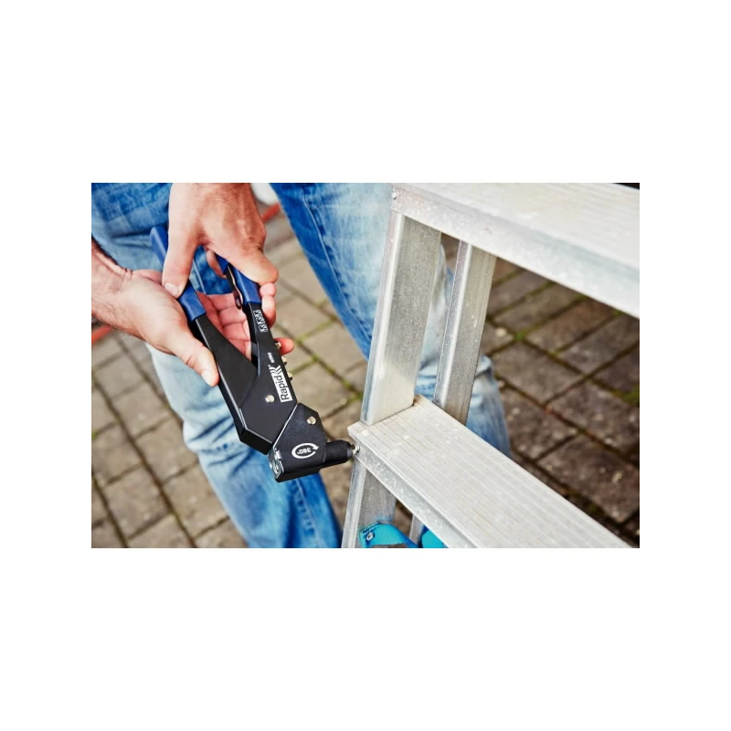 Kniedes Al 4,0x12mm, 50 gab. + Drill C, Rapid