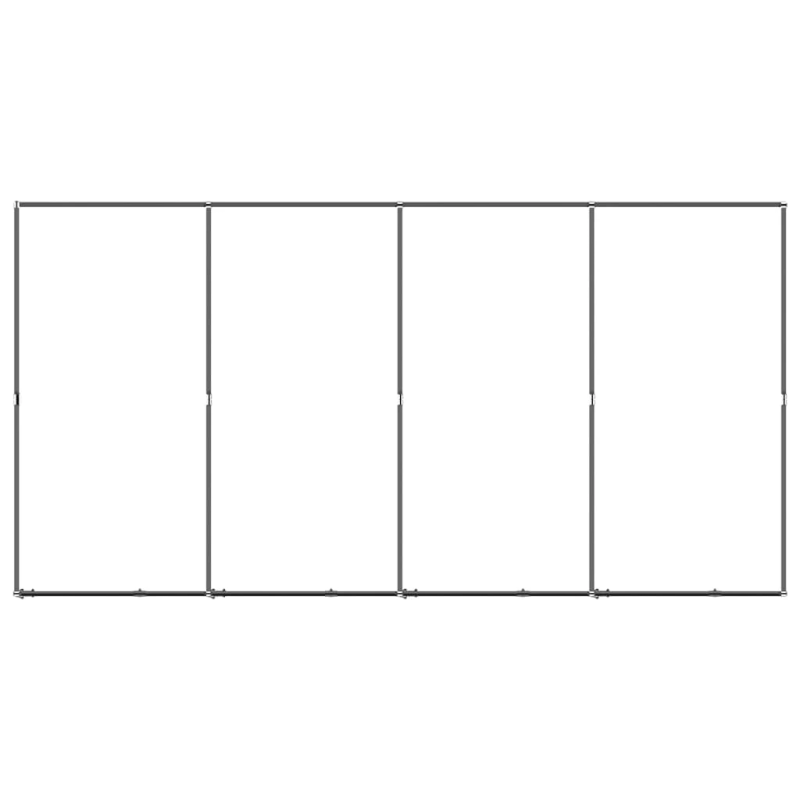 vidaXL suņu voljērs, 7,37 m², tērauds