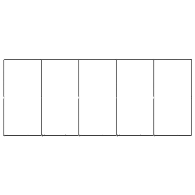 vidaXL suņu voljērs, 9,22 m², tērauds