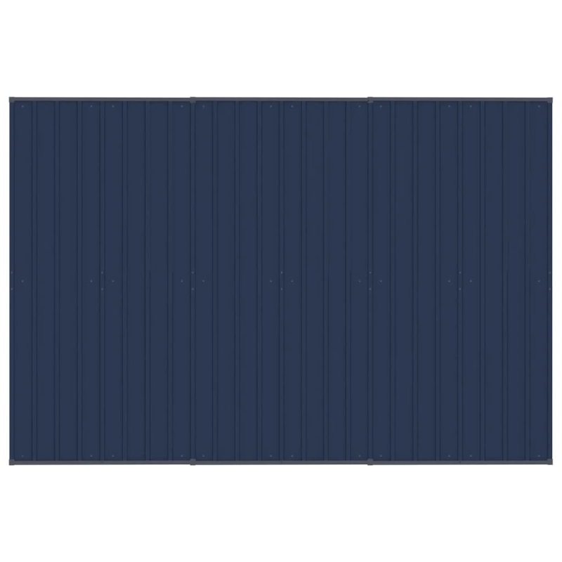 vidaXL suņu voljērs ar jumtu, 5,53 m², tērauds