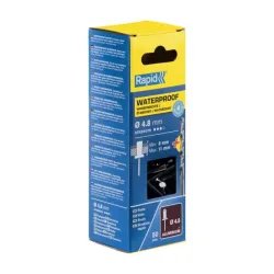 waterproof rivets 4,8x14mm 50pcs + Drill C, Rapid