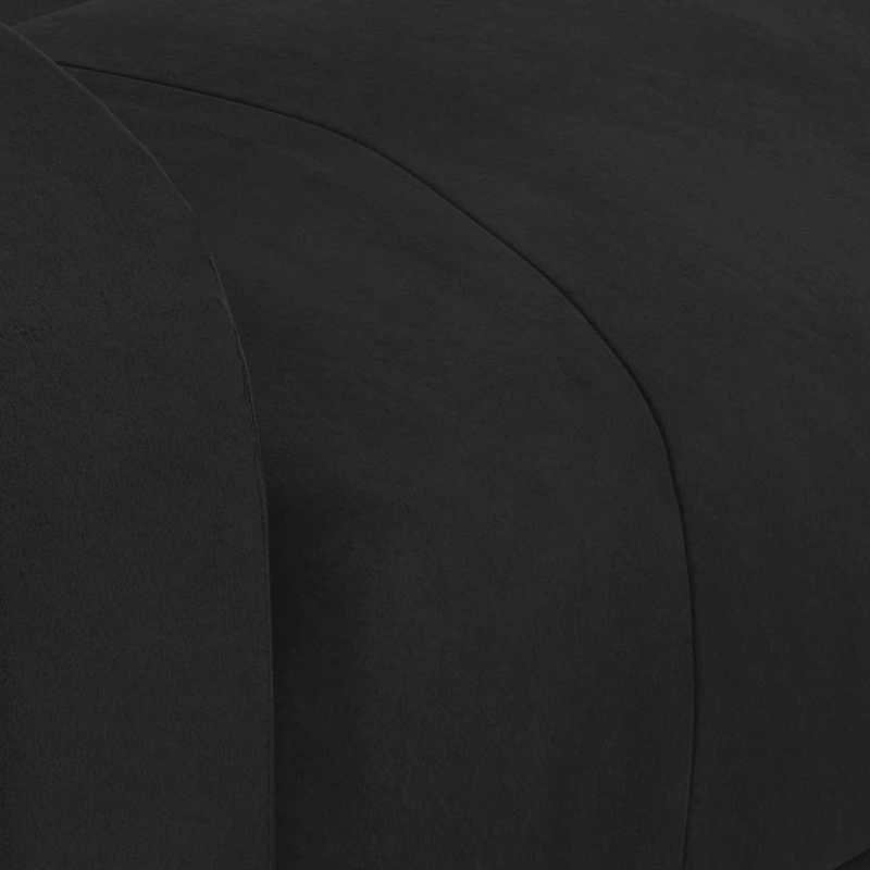 vidaXL atpūtas krēsls, atgāžams, melns samts