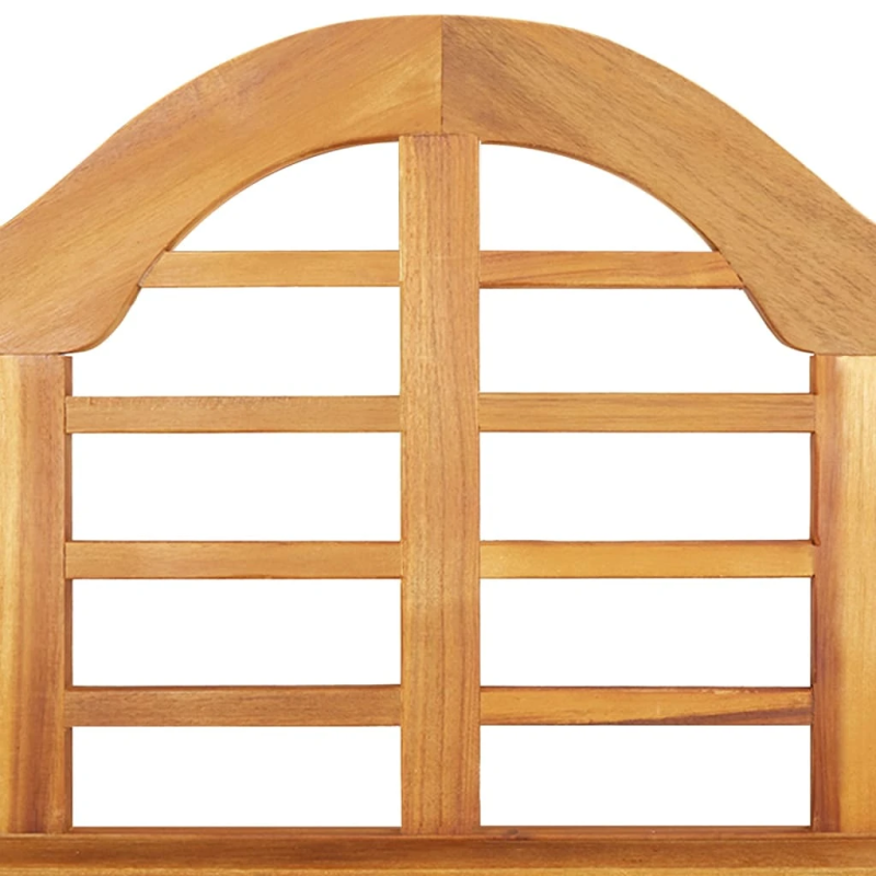 vidaXL dārza sols, 125 cm, akācijas masīvkoks