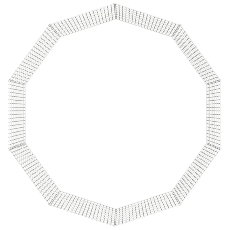 vidaXL dzīvnieku sētiņa, 10 paneļi, 54x80 cm, cinkota dzelzs