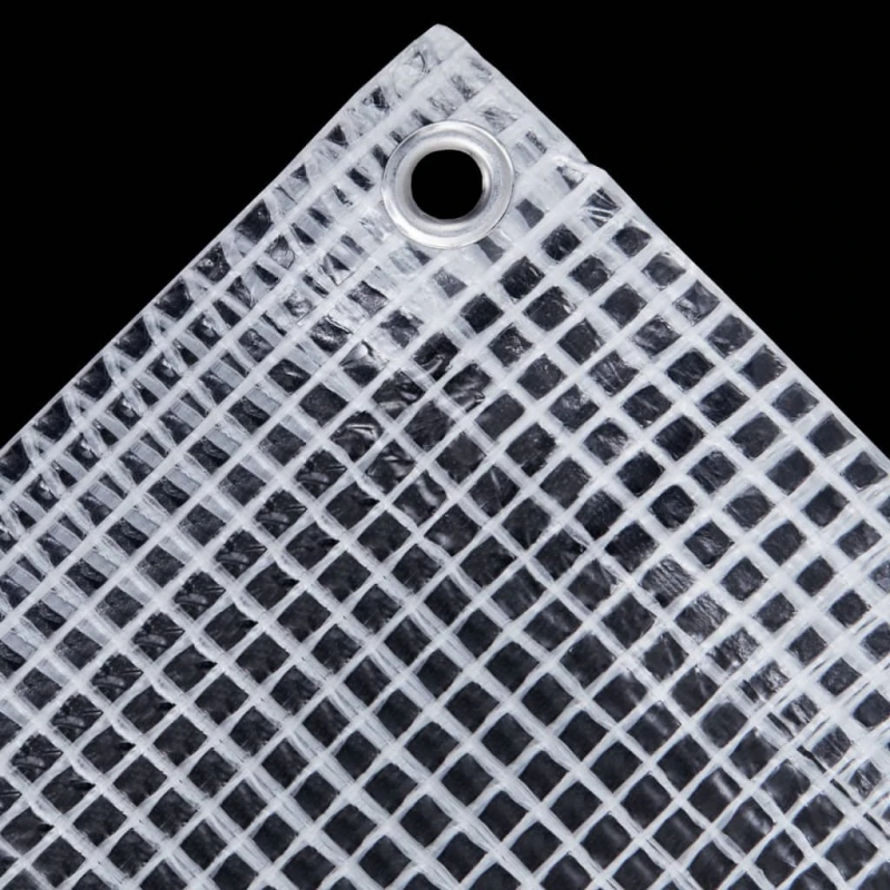 vidaXL brezenta pārklājs, smalki austs, 140 g-m², 6x12 m, balts